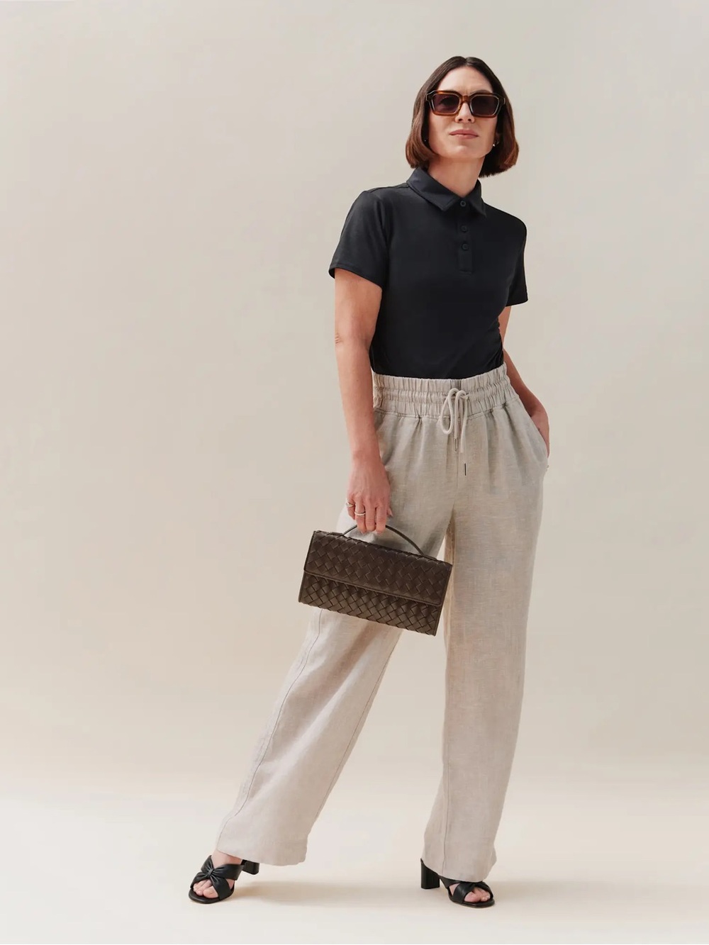 Quince | 100% Linen Wide-Leg Pants